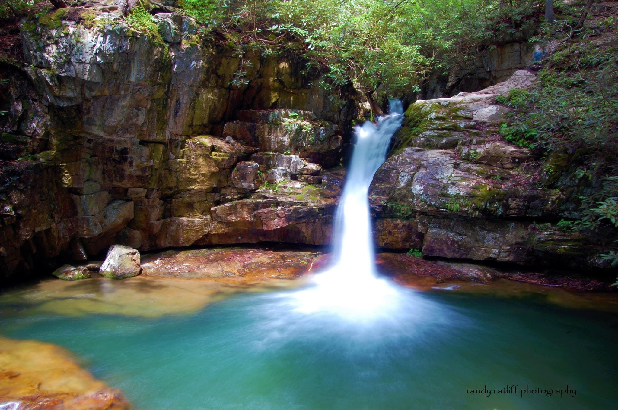 The Blue Hole in Carter County Tennessee.