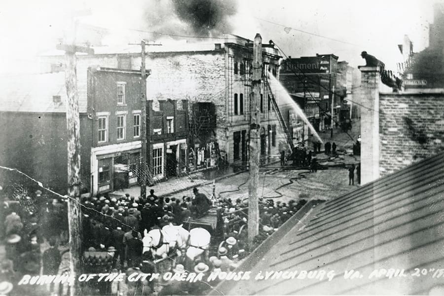 The original Academy burned in 1911.