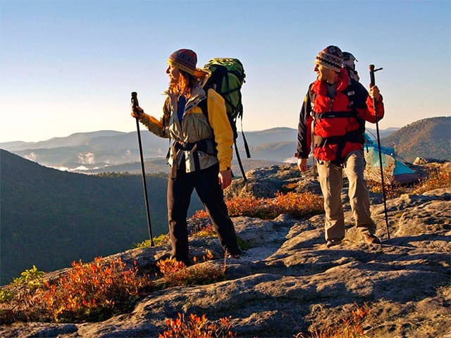 The sun never sets on options for day hikers and backpackers in West Virginia’s Monongahela National Forest.