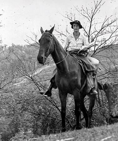The pack horse librarians faced daunting terrain in their daily rounds, sometimes riding 18 miles a day.