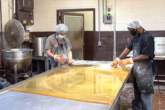 Helms Candy has been in the candy-making business since 1909.