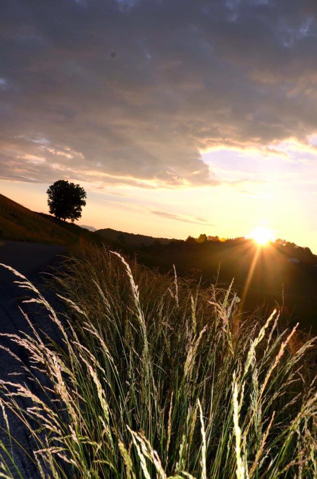 Sunrise on Copper Ridge in Russell County, VA. Photograph by Patsy Phillips Photography.
