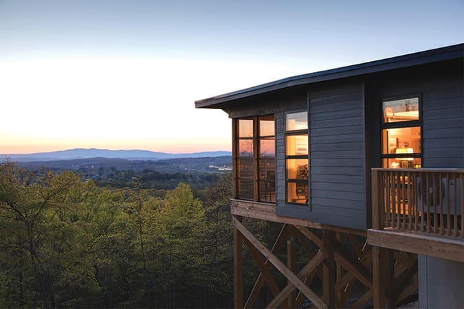 Waynesboro’s Iris Inn overlooks the Shenandoah Valley.